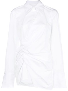 Helmut Lang рубашка со сборкой