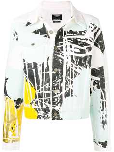 Calvin Klein 205W39nyc x Andy Warhol Foundation джинсовая куртка дизайна колор-блок