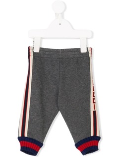 Gucci Kids спортивные брюки с полосками