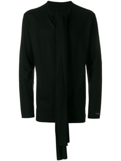 Yohji Yamamoto джемпер с завязками спереди