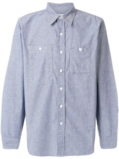 Engineered Garments рубашка с асимметрично расположенными карманами