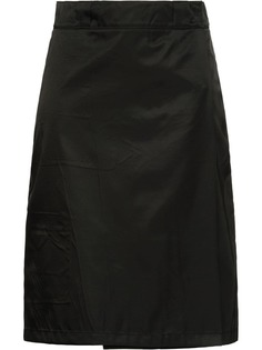 Prada юбка миди с запахом