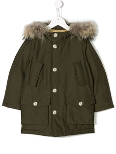 Woolrich Kids пуховик с капюшоном