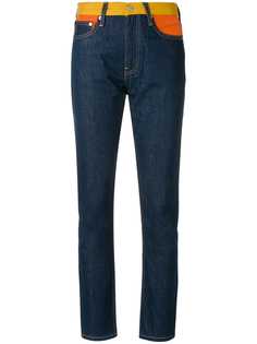 Calvin Klein Jeans джинсы узкого кроя с контрастной талией