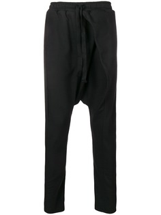 Alchemy dropped crotch track trousers