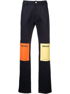 Raf Simons джинсы DRUGS