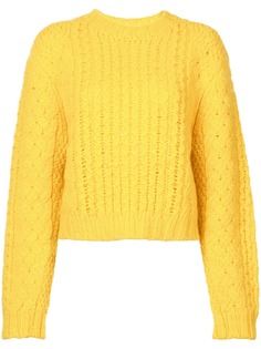 R13 свитер крупной вязки