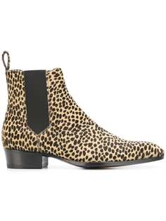 Barbanera ботинки с леопардовым принтом
