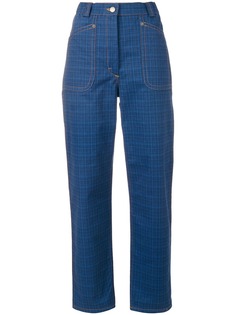 JW Anderson check print trousers