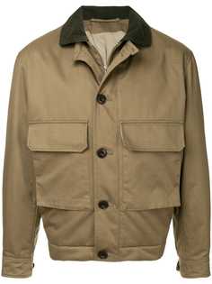 Lemaire куртка-бомбер с карманами с клапанами