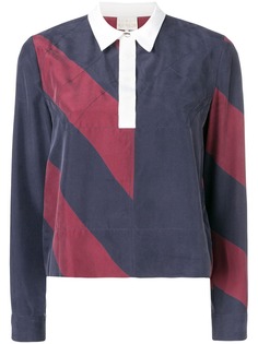 Tommy Hilfiger топ-регби дизайна колор-блок