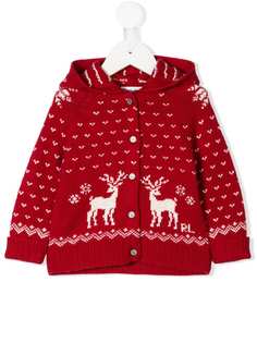 Ralph Lauren Kids кардиган Holiday с капюшоном