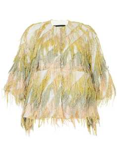 Muller Of Yoshiokubo куртка Flow с бахромой