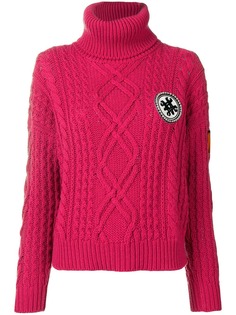 Mr & Mrs Italy свитер с высоким воротником и логотипом