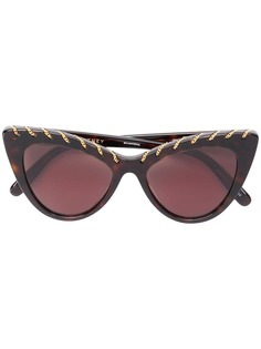Stella McCartney Eyewear солнцезащитные очки кошачий глаз Falabella