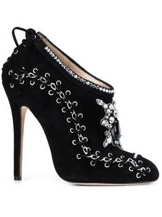 Marchesa ботильоны Harper с вышивкой