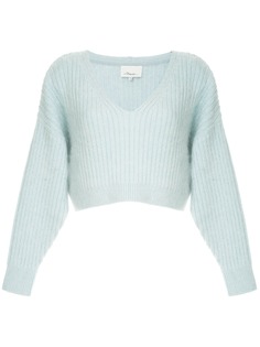 3.1 Phillip Lim укороченный джемпер с V-образным вырезом