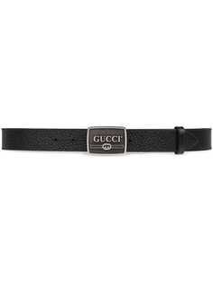 Gucci ремень с логотипом на пряжке