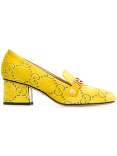 Gucci туфли-лодочки с узором GG