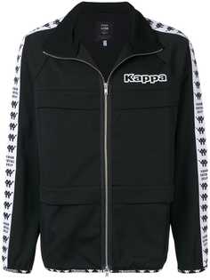 Kappa классический свитер на молнии с логотипом