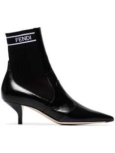 Fendi ботильоны с эластичной вставкой