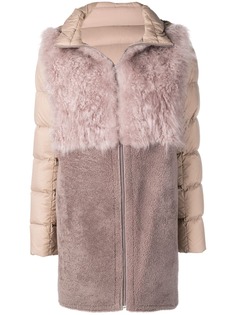 Liska пуховое пальто с капюшоном