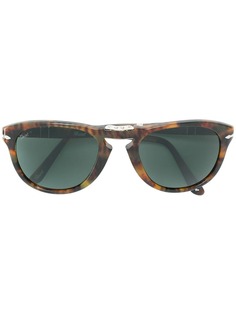 Persol складные солнцезащитные очки в округлой оправе