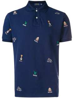 Polo Ralph Lauren рубашка-поло с вышивкой