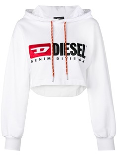 Diesel укороченное худи с логотипом