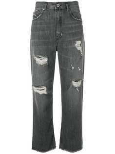 Diesel Black Gold джинсы-бойфренды с эффектом потертости