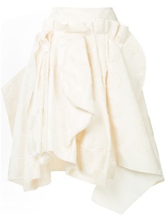 Comme Des Garçons Pre-Owned драпированная юбка в горох