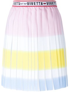 Vivetta плиссированная юбка с завышенной талией и плиссировкой