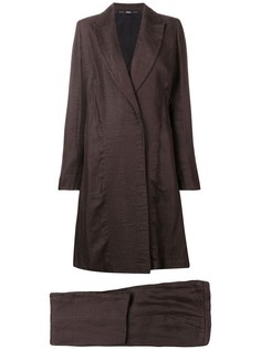 Gianfranco Ferré Pre-Owned расклешенное пальто с брюками 1990-х годов