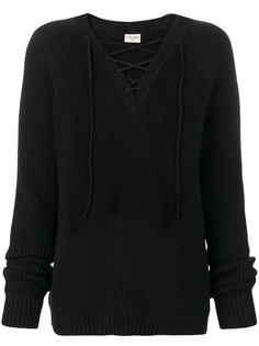 Saint Laurent трикотажный джемпер