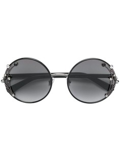 Jimmy Choo Eyewear солнцезащитные очки с отделкой кристаллами