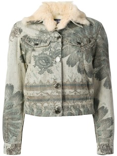 Jean Paul Gaultier Pre-Owned джинсовая куртка с цветочным принтом
