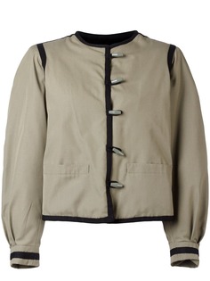Yves Saint Laurent Pre-Owned пиджак с меховой подкладкой