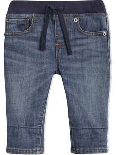 Burberry Kids свободные эластичные джинсы без застежки