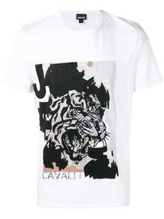 Just Cavalli футболка с принтом тигра