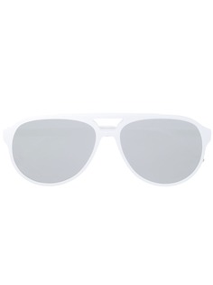 Thom Browne Eyewear зеркальные солнцезащитные очки-авиаторы