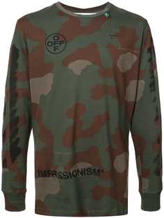 Off-White свитер с длинными рукавами