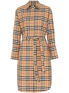Burberry платье рубашка в клетку