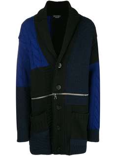 Alexander McQueen пальто крупной вязки на пуговицах