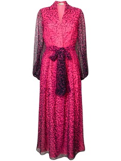 Versace Pre-Owned длинное платье с принтом