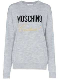 Moschino джемпер с логотипом