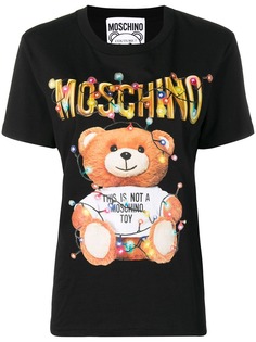 Moschino футболка с принтом