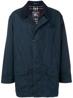 Burberry Pre-Owned пальто с карманами в стиле 1990-х