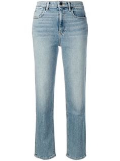 T By Alexander Wang укороченные джинсы прямого кроя
