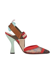 Fendi туфли с ремешком на щиколотке Zucca