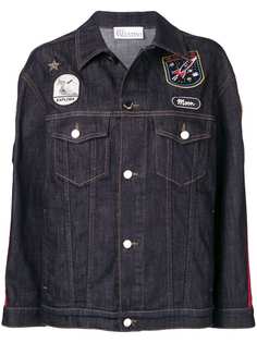 RedValentino джинсовая куртка с нашивками